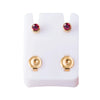 2pcs Gold Plated Steel Earring Studs for Ear Piercing Gun Birthstone CZ Ear Stud Earrings Studs Tragus Cartilage Body Jewelry - Image 25