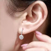 Hoops Dangle Earrings for Women with Dazzling Cubic Zirconia Silver Color Gift Statement Jewelry Drop Ship - Image 5