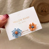 Daisy Flower Earrings Asymmetrical Korean Jewelry Cute Flower Small Stud Earrings For Women Sweet Earring - Image 1