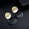 Golden Natural Round Shell Non Pierced Clip on Earrings Ear Clips for Women Party Gift jewellry - Image 7