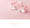 Modian Cute Animal Cute Birds Stud Earrings for Women And Grils 925 Sterling Silver Clear CZ Jewelry 2020 New Oorbellen Earring