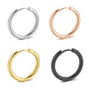 1 Pair Stainless Steel Hoop Earrings for Women Girl Gold Color Huggies Stud Simple Small Circle Helix Piercing Hoops Ear Jewelry - Image 3