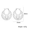 Stainless Steel Pentagram Hoop Earrings for Women Gothic Witchy Star Dangle Earrings Amulet Jewelry - Image 10