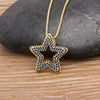 Star Women's Pendant Necklace Female Cubic Zirconia Necklaces Gold Color Party Jewelry Simple Ladies Gifts - Image 7