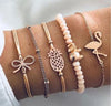Boho Geometric Bracelet Bangle Sets For Women Vintage Star Map Hand Heart charm Beads Chains Jewelry Accessories - Image 17