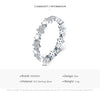 Modian Solid 925 Sterling Silver Sparkling Clear CZ Stars Stackable Finger Rings For Women Fine Jewelry Valentine's Day GIFT