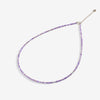 Stone Necklace Spinel/Lapis Lazul/Amazonite/Amethy/Tourmaline/Amethyst Ketting 2MM Silver Jewelry for - Image 13