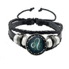 Libra/Scorpio/Sagittarius/Capricorn/Aquarius/Pisces 12 Constellations Black Wrist Charm Leather Snap Bracelet Jewelry Gift - Image 12