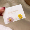 Daisy Flower Earrings Asymmetrical Korean Jewelry Cute Flower Small Stud Earrings For Women Sweet Earring - Image 9