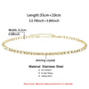 MinaMaMa Minimalist Stainless Steel Crystal Choker For Women Rhinestone Chain Tennis Necklaces Jewelry Gifts - Image 2