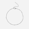 Classic White Dripping Oil Metal Shell Anklets Small Tassel Chain Sandals Ankle Bracelet For Women Beach Foot Jewelry - Image 7