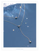 MODIAN Minimalism Three Layer Beads Y-Shape Necklace for Women 925 Sterling Silver Link Chain Necklace Fine Jewelry 2020 New