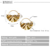 Simple Gold Color Metal Leaf Drop Earrings For Women Bohemian Large Dangle Earring Big Alloy Pendant Drop Earrings Punk - Image 13