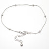 304 Stainless Steel Anklet Silver Color Gold Color Round Beads Charm Anklet Bracelet For Women Barefoot Show Jewelry, 1 Piece - Image 4