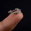 Stainless Steel Cartilage Cuff Earring with 0.8 mm Gauge and 8 mm Shaft - Image 35