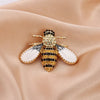 Cute Rhinestone Bee Brooch Women Party Accessories Insect Pearl Corsage Brooches Clothing Accessories - Image 8