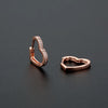 Silver Color Hoop Earrings for Women Charm Simple Heart Zircon Earrings Wedding Jewelry Gift Accessories - Image 8