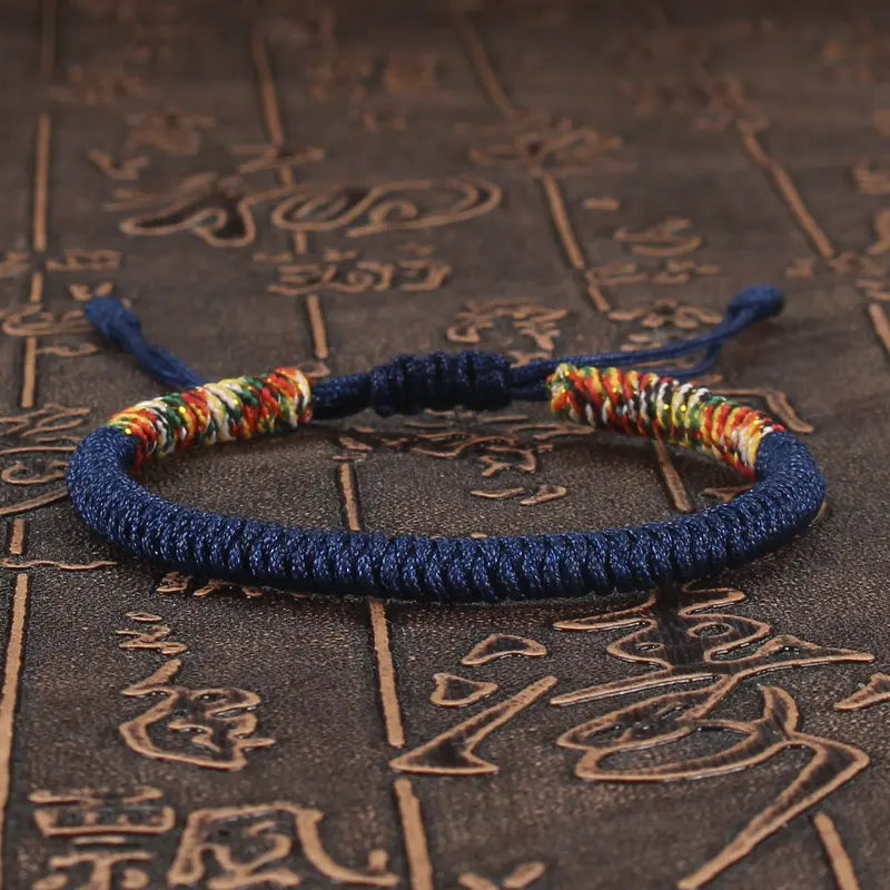 Tibetan Buddhist Bracelet Unisex Handmade Braided King Kong Knot Colorful String Bracelets for Women Men Lovers Lucky Jewelry - Image 1
