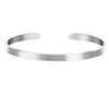 Custom Phrase Cuff Bracelets for Women Men Personalized Coordinates Text Name Bangles Stainless Steel Jewelry Famliy Lover Gifts - Image 8