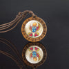 Ancient Egyptian Necklace Ankh Glass Dome Wooden Pendant Rope Chian Necklaces Egypt Cross Anubis Scarab Isis Goddess Jewelry - Image 12