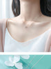 Modian Simple Design Geometric Triangle 925 Sterling Silver Mini Pendant Necklace for Women Japanese Style Fine Jewelry