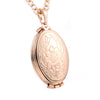 Heart Carved Flower Stripe Locket Pendant Necklace Women Vintage Ancient Brass Opening Photo Box Jewelry Romantic Gift - Image 26