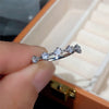 Contracted Design Women's Ring with Brilliant White Cubic Zirconia Wedding Party Daily Wearable Statement Jewelry - Image 29