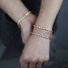 Geometric Hexagon Honeycomb CZ Tennis Chain Bracelet 16cm 18cm 3 Colors Cubic Zirconia Jewelry - Image 2