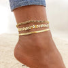 Women Bohemia Stainless Steel Anklets, 2-3pcs/set Elegant Anklet On Foot Holidays Beach Jewelry,Adjustable Bracelet on Leg - Image 15