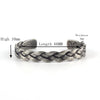 Viking Style Titanium Steel Bracelets Jewelry Pulseira Accessories Men Women Punk Rhombus Cuff Bangles for Boys Men - Image 32
