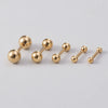 5Pcs 2.5/3/4/5/6mm Balls Cartilage Helix Ear Piercings Tragus Ball Studs Surgical Steel Barbell Earring Body Jewelry 16G - Image 23
