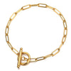 Stainless Steel Paperclip Chain Toggle Bracelet for Women Hip Hop Bracelet Jewelry Gifts - Image 9