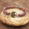 4mm Beads Handmade Bracelet Tree of Life Charm Bracelets African Japser String Braided Bracelets Yoga Friendship Lover Bracelet - Image 9