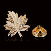 Brooch crystal jewelry Golden Dragon maple leaf bullet Brooch men's shirt Wedding Suit Lapel Badge Pin gift - Image 20