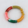 FishSheep Colorful Acrylic Bamboo Bracelets For Women Stretch Resin Beads Elbow Cuff Charm Bracelets Bangles Y2K Jewelry - Image 28