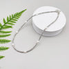 Silver Beads Pearl Women Necklace Korean Sweet Colorful Female Neck Jewelry Gift Accessories - Image 1