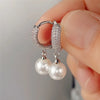 Temperament Elegant Simulated Pearl Dangle Earrings for Women Simple Stylish Design Delicate Accessories Jewelry - Image 3