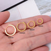 1 Pcs Crystal Zircon Hoop Earrings for Women Rainbow Cartilage Helix Tragus Earring Stud Body Piercing Jewelry - Image 27