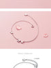 Modian New 925 Sterling Silver Clear CZ Butterfly Minimalist Chain Bracelet for Women Girl Original Bangle Fine Jewelry
