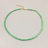 Colorful Beaded Choker Necklace with Adjustable String - Image 8
