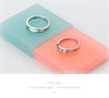 Modian Classic Adjustable 100% 925 Sterling Silver Couple Rings For Women Wedding Engagement Luxury Romantic Jewelry