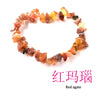 Multicolor Stone Chip Bracelet with Elastic Cord - Image 20