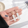 5 Color Korea Simple Geometric Square Clip on Earrings for Women Golden Colorful Resin Non Pierced Ear Clips - Image 6