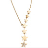Stainless Steel Gold Color Multip Stars Zircon Necklace For Women Chain Choker Necklace Jewelry Gift - Image 7