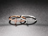 Thin Cross Accent Ring with Cubic Zirconia in Sizes 5 to 10 - Image 13