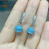 Hecheng,1 pair,Small Bell Eariings,Bell shaped Jewelry,for Women Jingle Bell Earrings,Rhinestone Gifts - Image 9