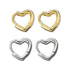 French Punk Hip-Hop Geometric Small Hoop Earrings Charm Simple Heart Zircon Earrings Wedding Jewelry Gift Accessories - Image 6