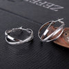 Doteffil Silver Gold Matte Rose Gold Earrings For Women Jewelry Cute Romantic Jewelry Wedding Party Gift - Image 3