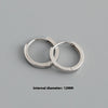 Minimalist Circle Hoop Earrings in 8 mm to 14 mm Sizes - Image 15