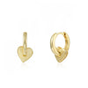 Crmya Gold Silver Filled Heart Hoop Earrings CZ Zircon Long Chain Stud Earings For Women Girls Jewelry - Image 36